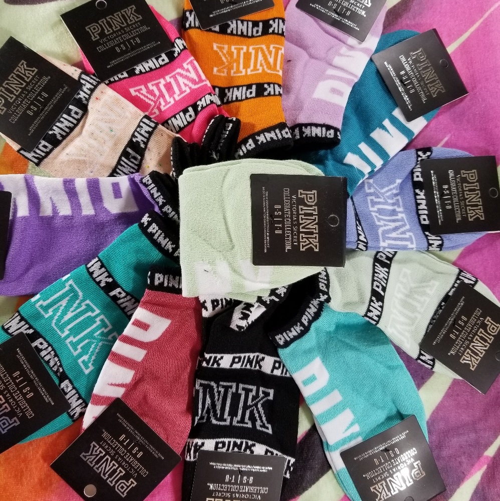 16 Pairs of VS PINK Socks